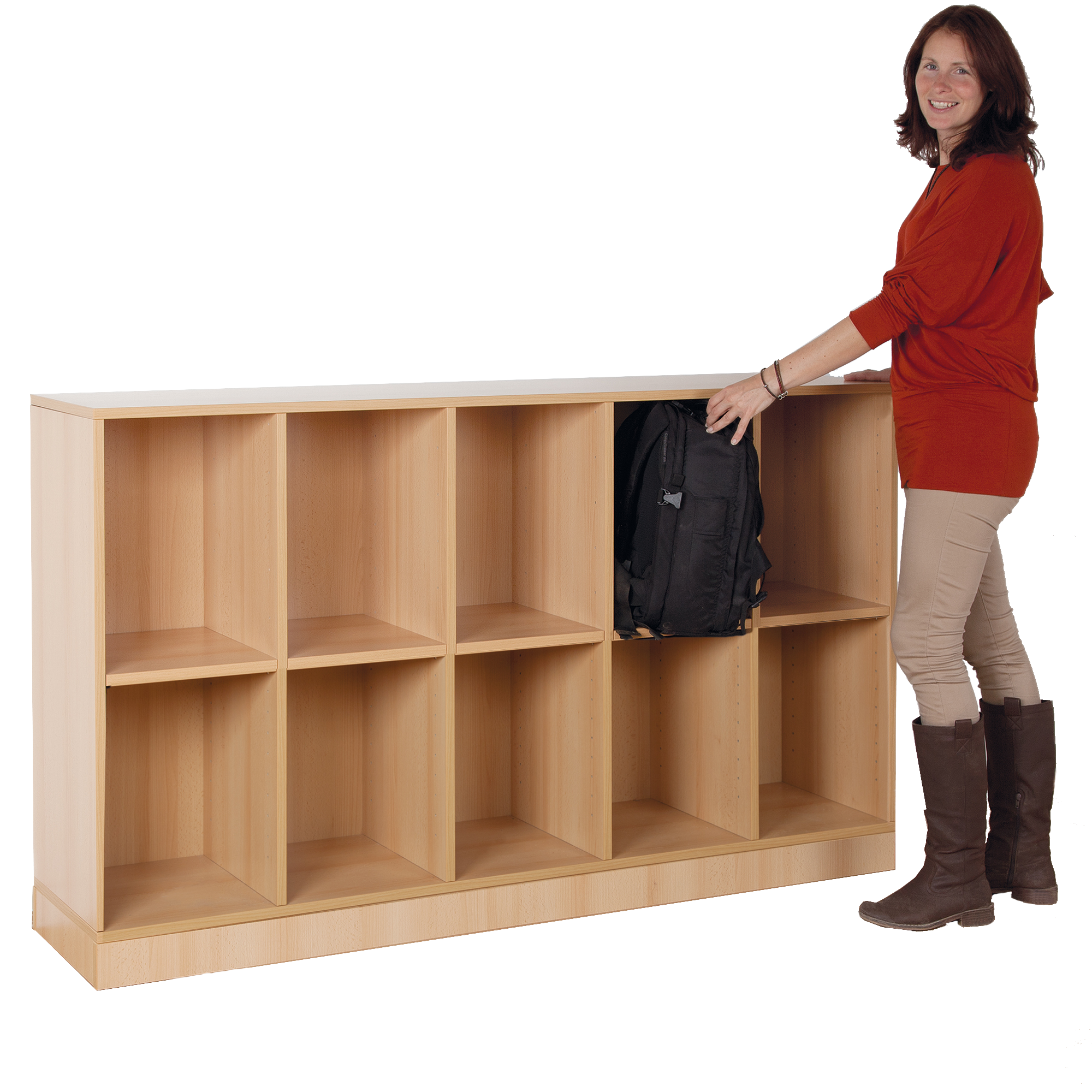 Open rekken en verdelers met 10 vakken Open rekken en verdelers met 10 vakken