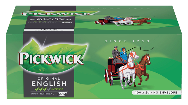 Thee Pickwick engelse melange 100x2gr zonder envelop Thee Pickwick engelse melange 100x2gr zonder envelop