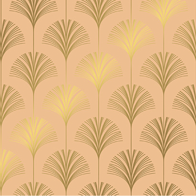 pattern, geometric, palm, fan, art deco