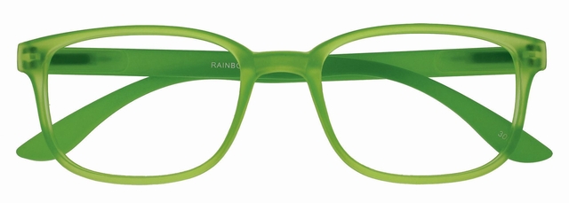 groene bril, brilframes, kunststof montuur, recht ovaal, unisex