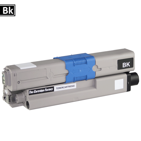 Huismerk toner - Oki (Cartridge) 44469804 compatibel, zwart