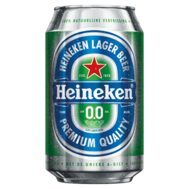 Bier Heineken 0.0% blik 330ml Bier Heineken 0.0% blik 330ml