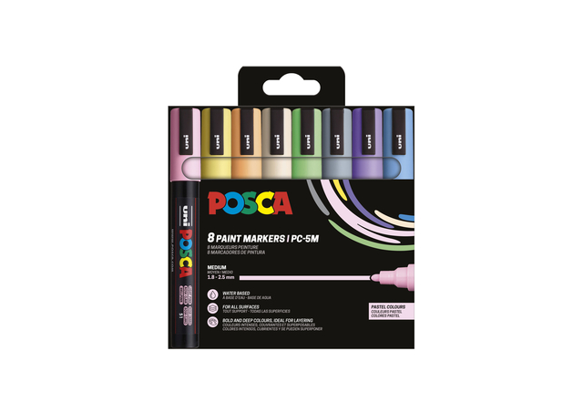 whiteboard markers, paint markers, marker set, 8 markers, vem?