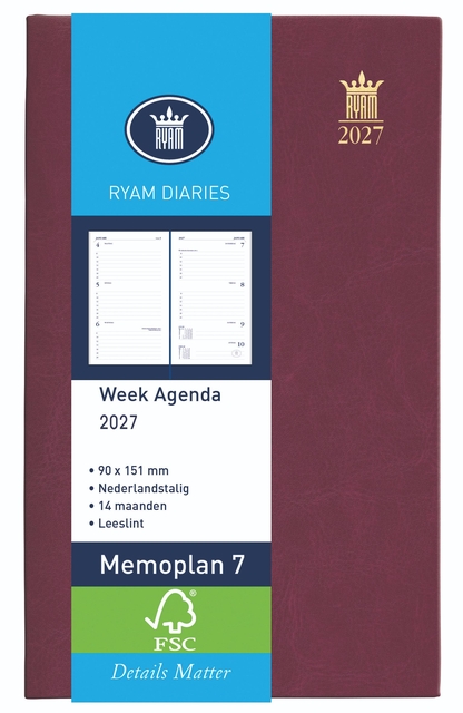 agenda, week, 2027, memoplan, ram