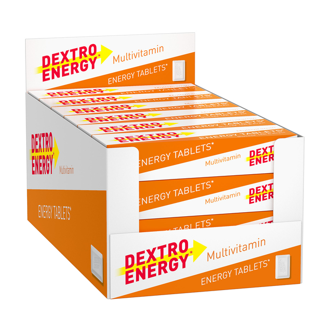 Energie tabletten Dextro Energy multivitamine pak 50 gram Energie tabletten Dextro Energy multivitamine pak 50 gram