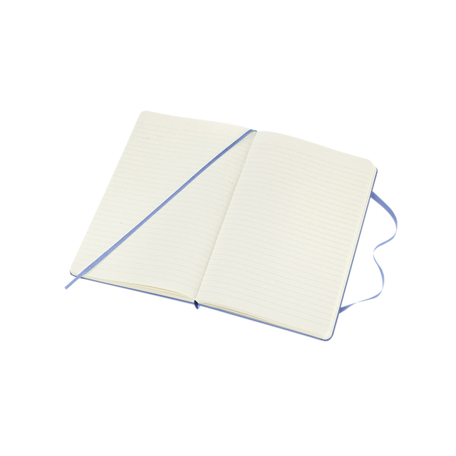Notitieboek Moleskine large 130x210mm lijn hard cover hydrangea blue