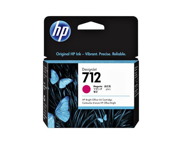 Inktcartridge HP 712 3ED68A rood Inktcartridge HP 712 3ED68A rood