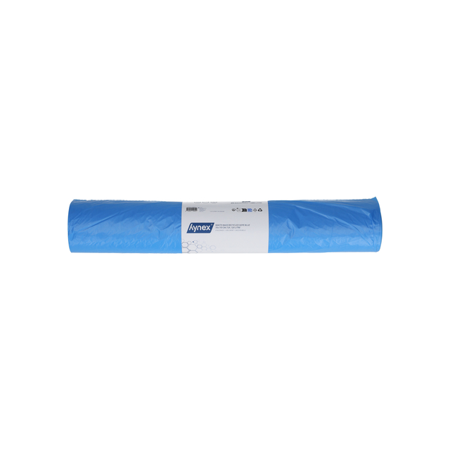 oude rolle, afvalzak, plastic rol, blue vuilniszak, roll verpakt