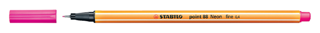 Fineliner STABILO point 88/056 fijn neon roze Fineliner STABILO point 88/056 fijn neon roze