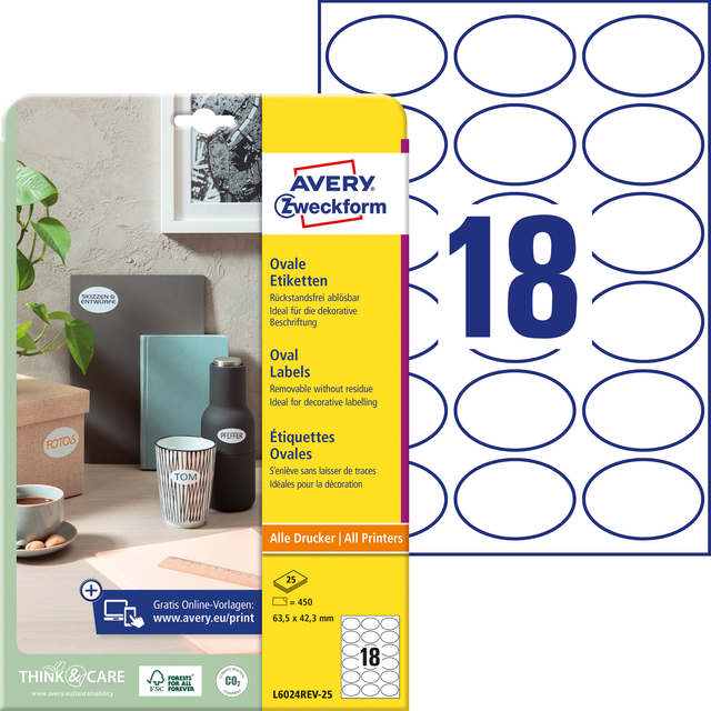 oval labels, labels perforated, sheet labels, decorative labels, Avery labels