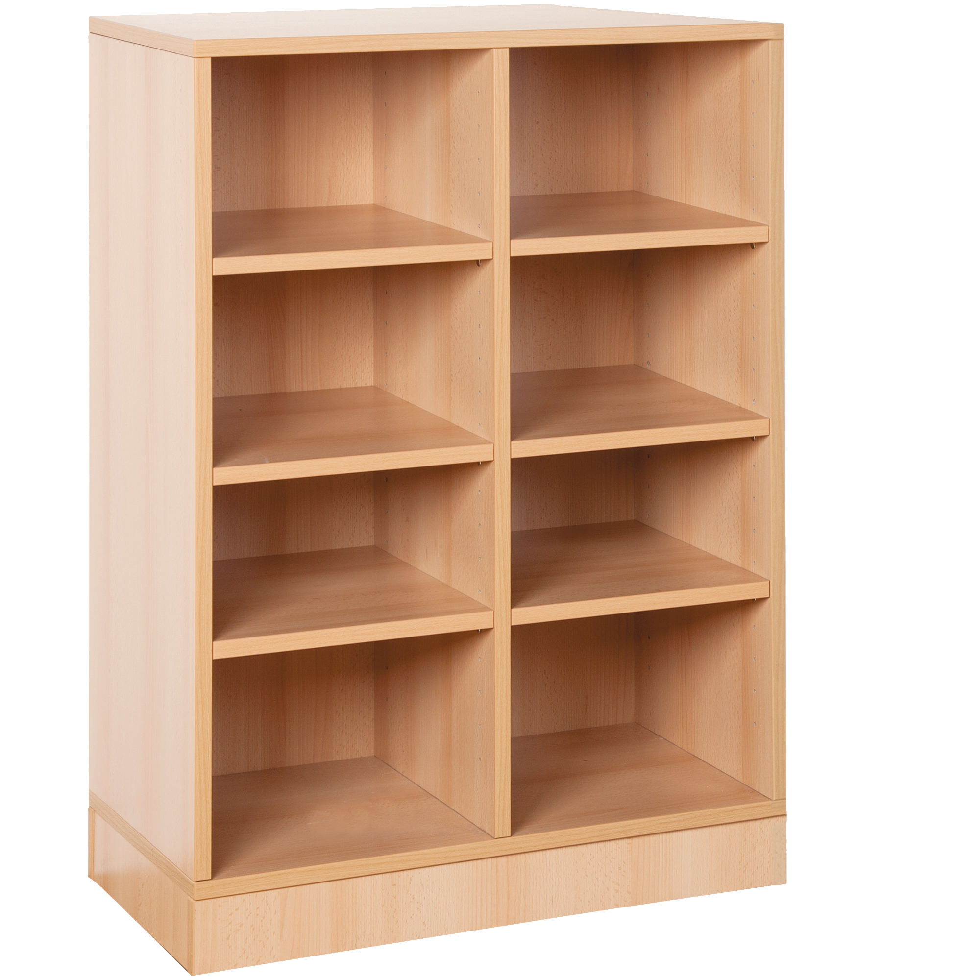 8 Compartiment Open Rekken en Middenwand 8 Compartiment Open Rekken en Middenwand