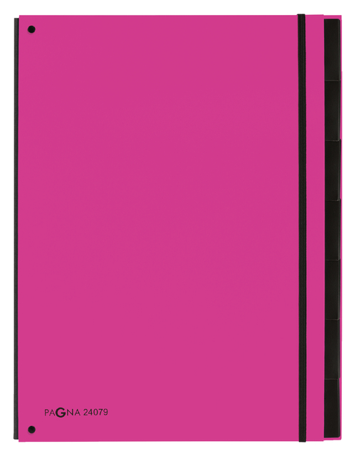 Sorteermap Pagna Trend A4 7 tabs donkerroze Sorteermap Pagna Trend A4 7 tabs donkerroze