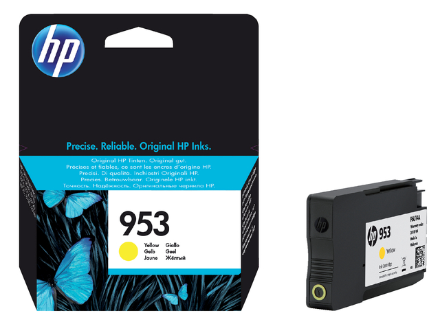 Inktcartridge HP F6U14AE 953 geel Inktcartridge HP F6U14AE 953 geel