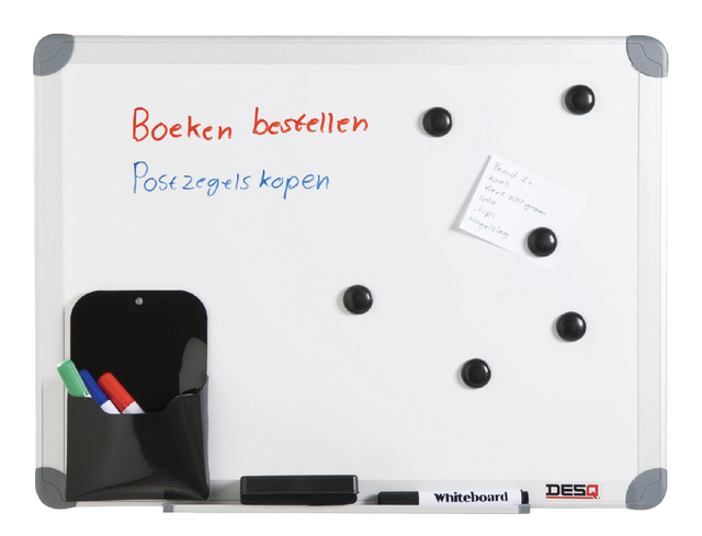 Whiteboard Desq 450x600mm in kunststof draagtas Whiteboard Desq 450x600mm in kunststof draagtas