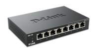 D-Link DGS-108 | Unmanaged Switch | Gigabit Ethernet (10/100/1000) | Zwart D-Link DGS-108 | Unmanaged Switch | Gigabit Ethernet (10/100/1000) | Zwart