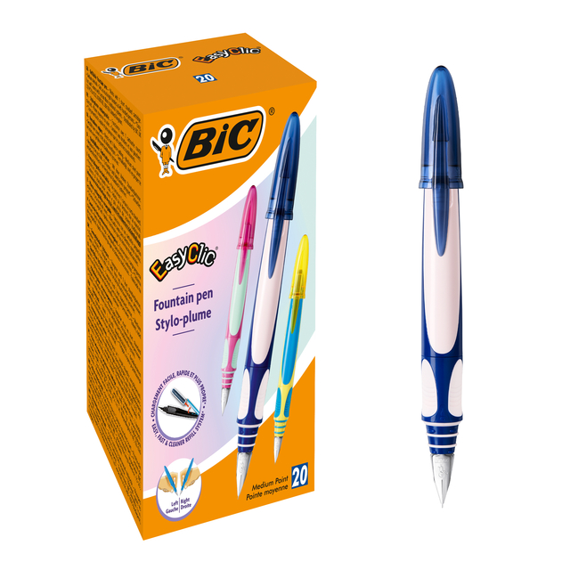 Vulpen Bic EasyClic medium assorti Vulpen Bic EasyClic medium assorti