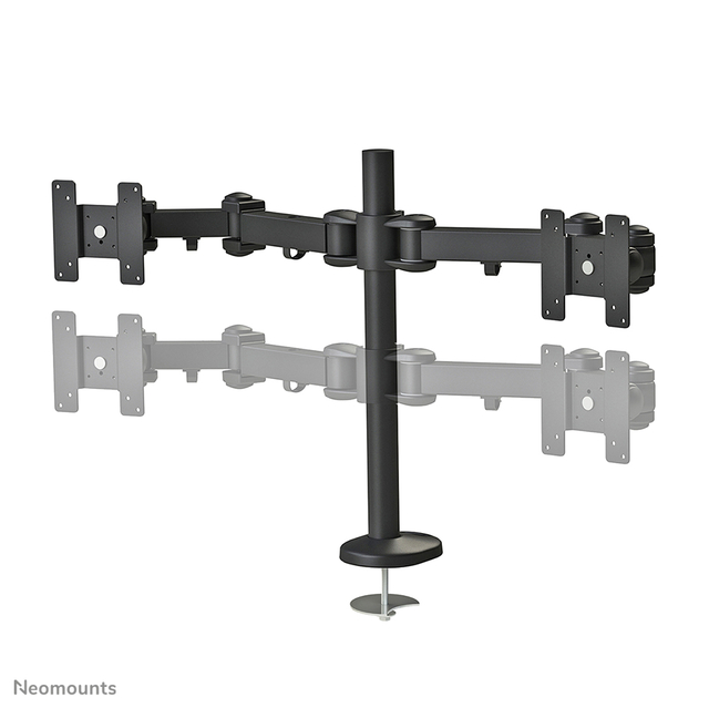 Monitorarm Neomounts D960DG doorvoerklem zwart