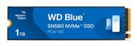 Western Digital Blue SN580 | 1TB NVMe SSD | M.2 Gen4 | 4.150MB/s Lezen | 4.150MB/s Schrijven