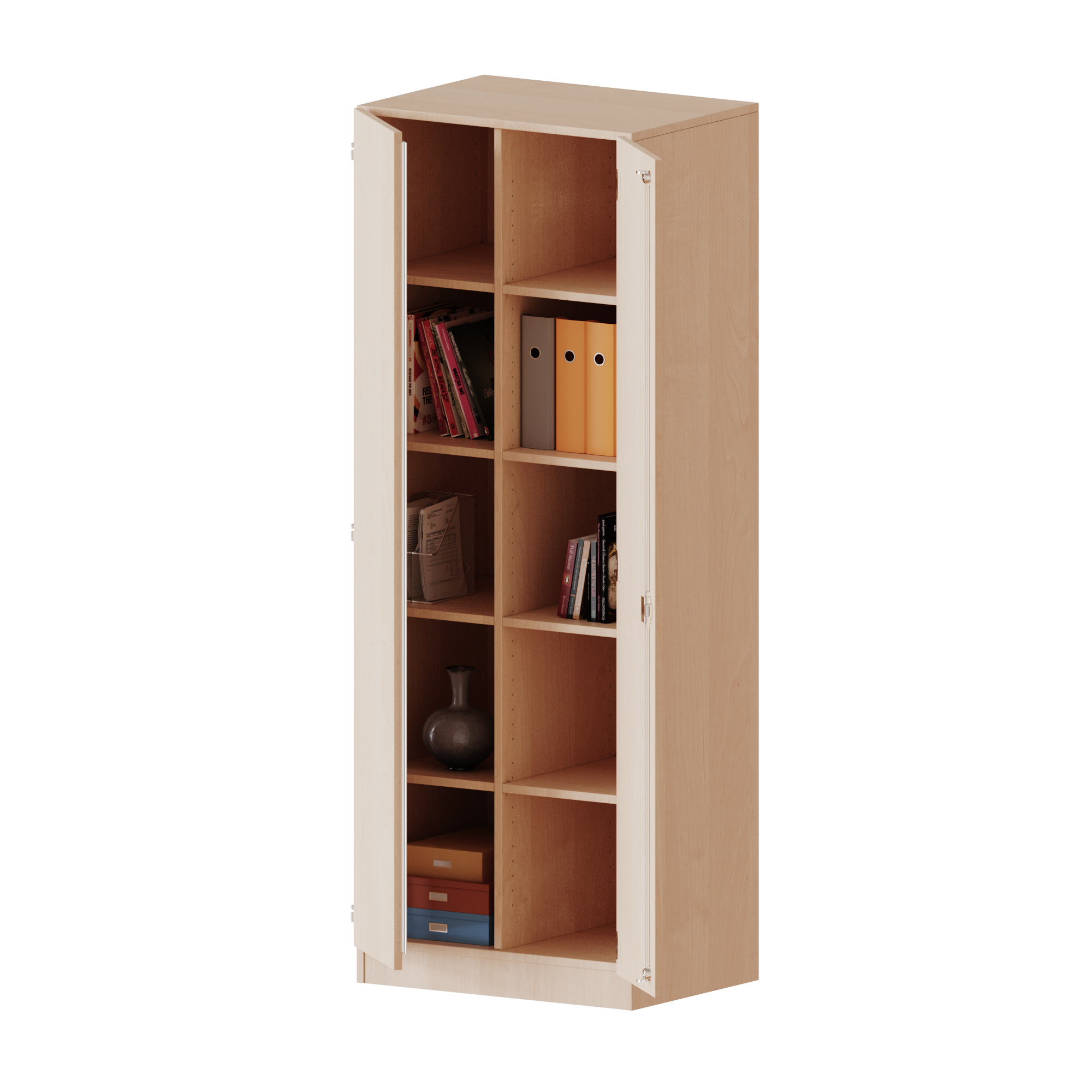 ErgoTray kast, twee rijen, 5 ordnerhoogtes - evo180 serie