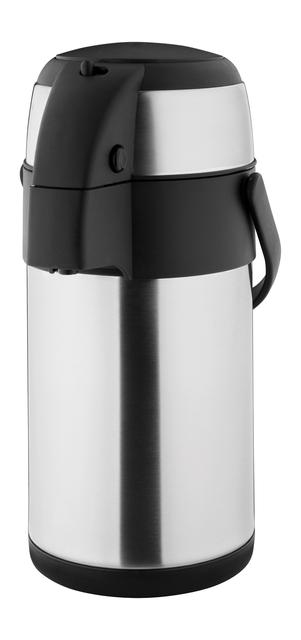 Thermoskan Olympia met pomp  2.5 liter rvs Thermoskan Olympia met pomp  2.5 liter rvs