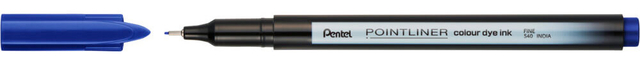 Fineliner Pentel Pointliner S40-C fijn blauw Fineliner Pentel Pointliner S40-C fijn blauw