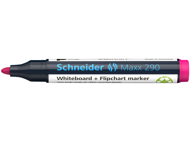 Whiteboardmarker Schneider Maxx 290 rond 2-3mm assorti doos à 5+1 gratis