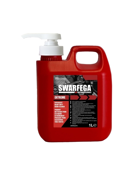 Handreiniger SCJ Swarfega Extreme 1 liter met pomp Handreiniger SCJ Swarfega Extreme 1 liter met pomp