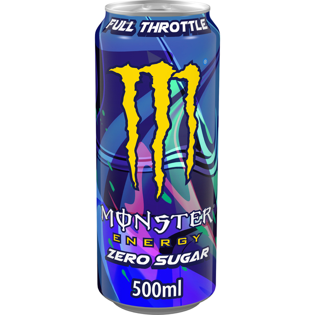 Energiedrank monster full throttle suikervrij blik 500ml Energiedrank monster full throttle suikervrij blik 500ml