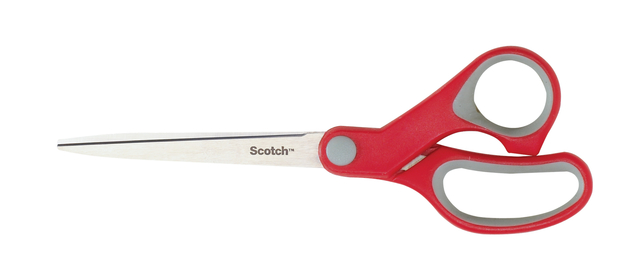 Schaar Scotch 18cm comfort rood blister Schaar Scotch 18cm comfort rood blister
