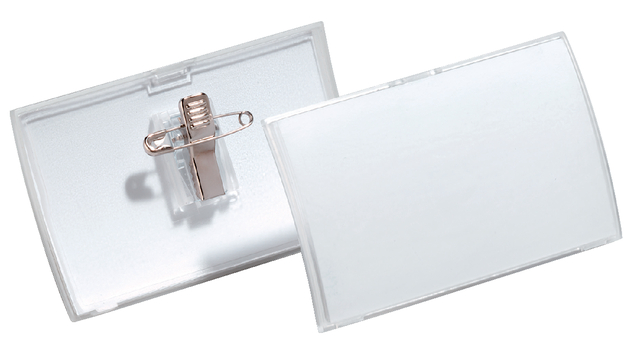 Badge Durable 8214 Click Fold met combiklem 54x90mm Badge Durable 8214 Click Fold met combiklem 54x90mm