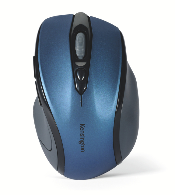 draadloze muis, ergonomische muis, blauw, scrollwiel, Kensington
