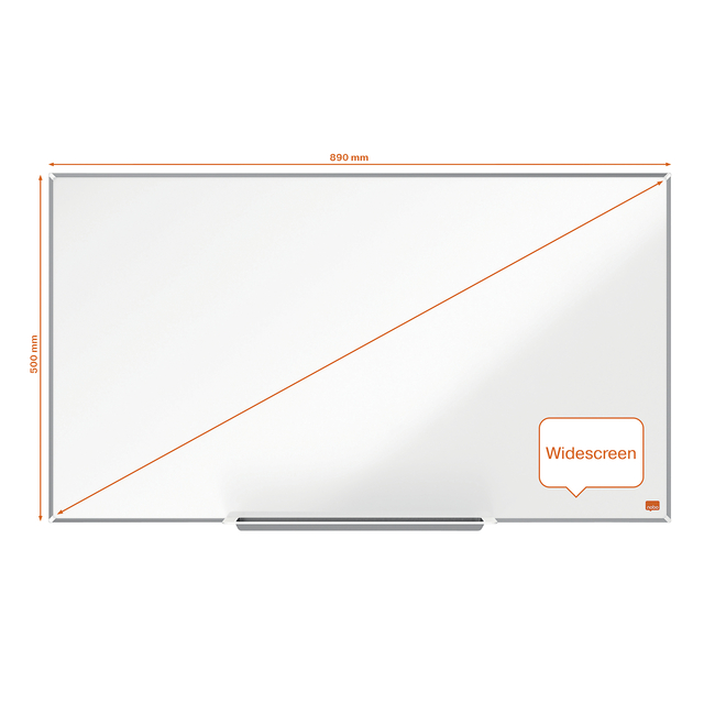 Whiteboard Nobo Impression Pro widescreen 50x89cm emaille