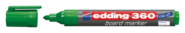Whiteboardmarker edding 360 rond 1.5-3mm groen Whiteboardmarker edding 360 rond 1.5-3mm groen