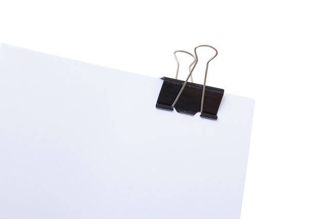Papierklem MAUL 213 foldback 50mm zwart 12 stuks