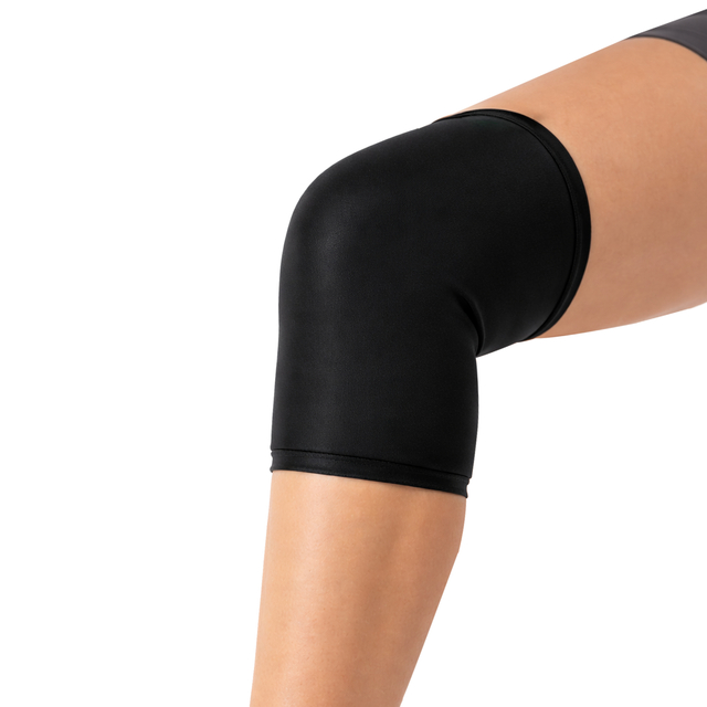 korte broek, kniebeugel, zwart, sportbroek, stof