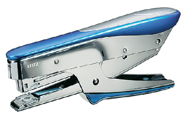 Niettang Leitz bovenlaadmodel P2 15 vel blauw Niettang Leitz bovenlaadmodel P2 15 vel blauw