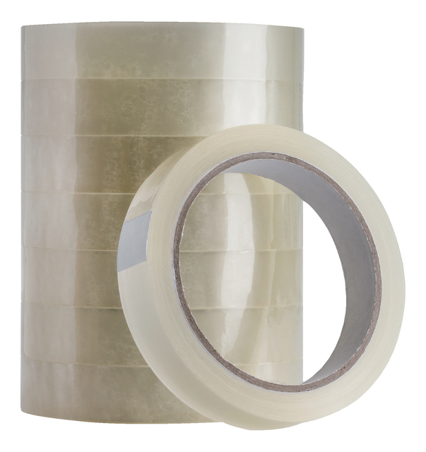 Plakband Quantore 19mmx66m transparant Plakband Quantore 19mmx66m transparant
