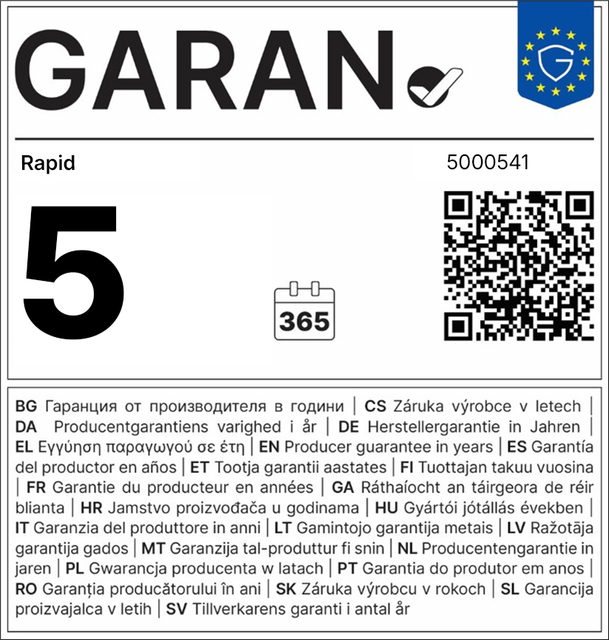 latex, garant, rapid, 5, 365