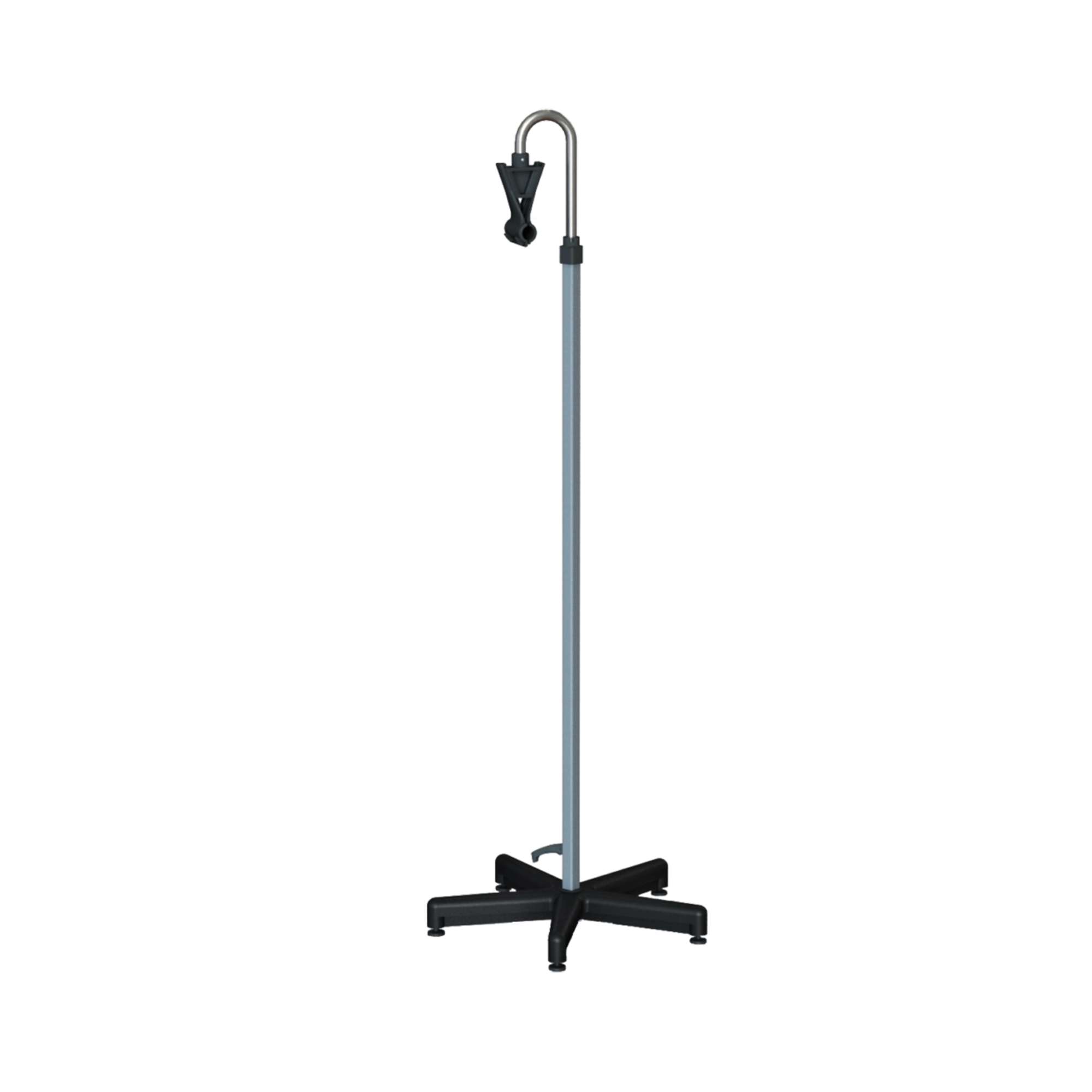 Kaartstandaard uitschuifbaar met vijf voet Kaartstandaard uitschuifbaar met vijf voet