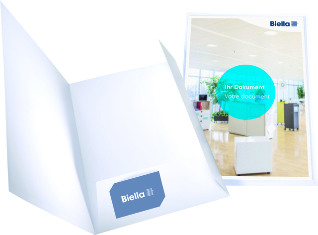 Offertemap Pearl 1 A4 met insteektas 2 flappen wit Offertemap Pearl 1 A4 met insteektas 2 flappen wit