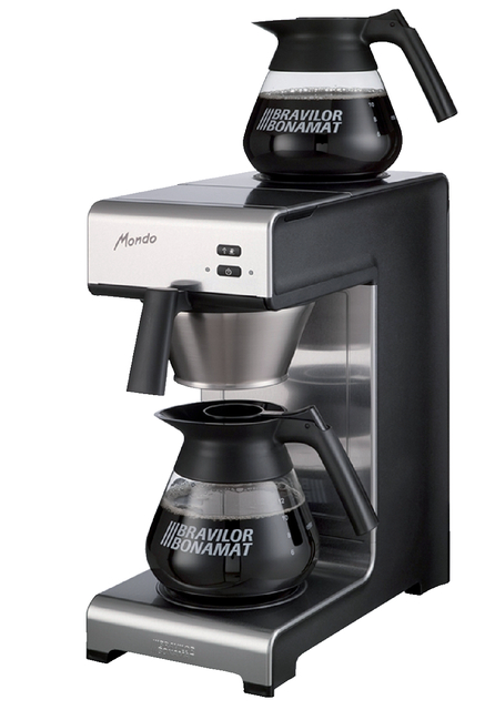 Koffiezetapparaat Bravilor Mondo inclusief 2 glazen kannen Koffiezetapparaat Bravilor Mondo inclusief 2 glazen kannen