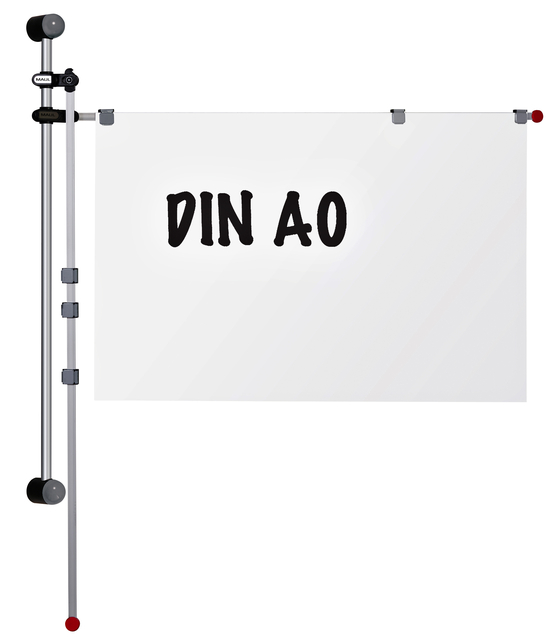 Wandhouder MAUL  met 2 zwenkarmen 1.32m grijs Wandhouder MAUL  met 2 zwenkarmen 1.32m grijs