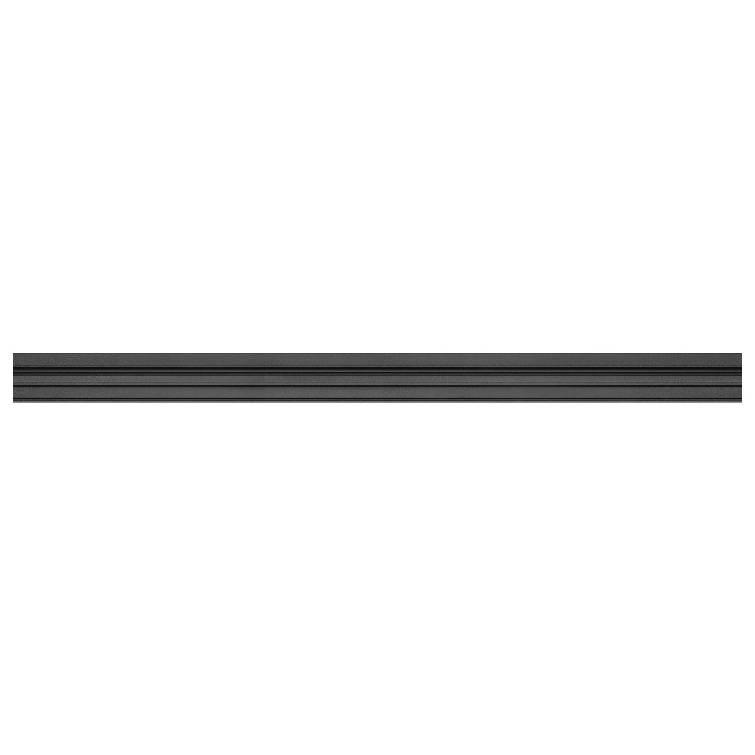 1m inbouwrail, 48V TRACK, zwart, DALI