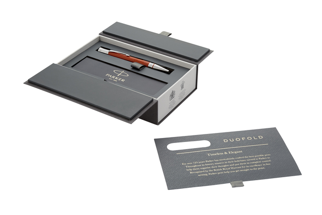 Balpen Parker Duofold Classic Vintage big lacquer red CT medium