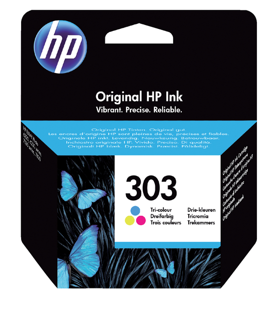 Inktcartridge HP T6N01AE 303 kleur Inktcartridge HP T6N01AE 303 kleur