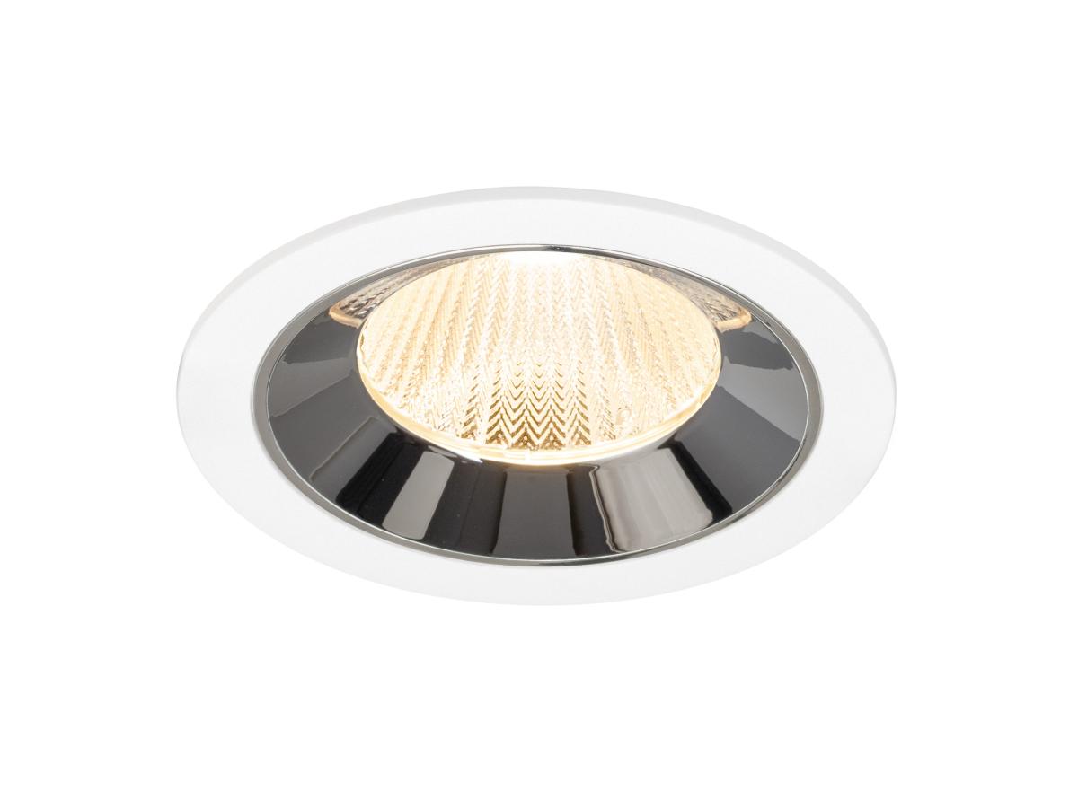 inbouwspot, spotlight, ringvormig, LED, kleur: warm/koud