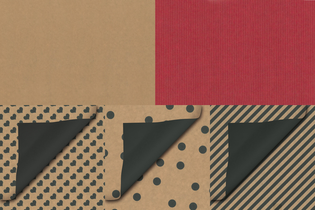 Cadeauzak Special Wrap 12x19cm kraft zwart en wit assorti à 1000 stuks Cadeauzak Special Wrap 12x19cm kraft zwart en wit assorti à 1000 stuks