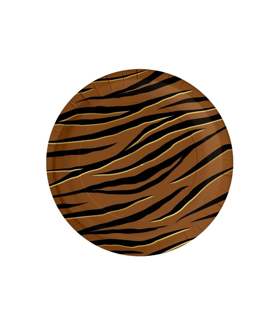 Plates Tiger Safari Plates Tiger Safari