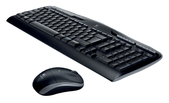 Toetsenbord Logitech MK330 Qwerty + muis zwart