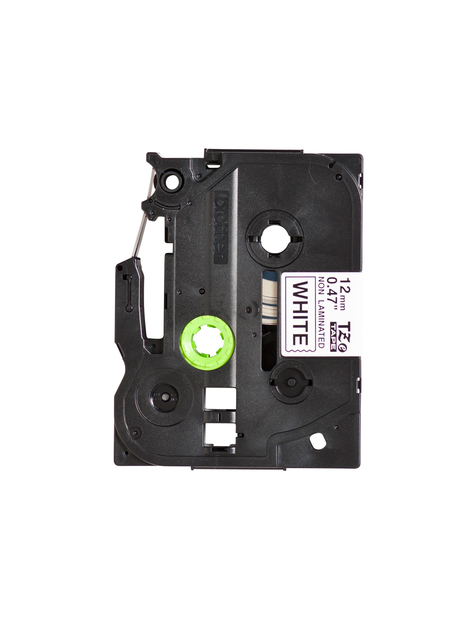 Labeltape Brother P-touch TZe-N231 ongelamineerd 12mm zwart op wit